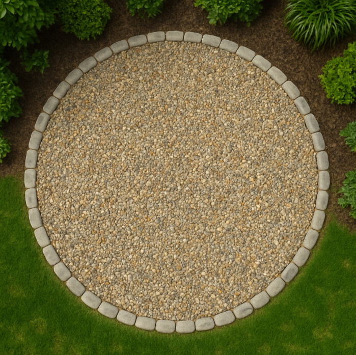 Circular Gravel Calculation